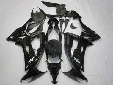 Schwarz Ninja 2008-2010 Kawasaki ZX10R Motorrad Verkleidung