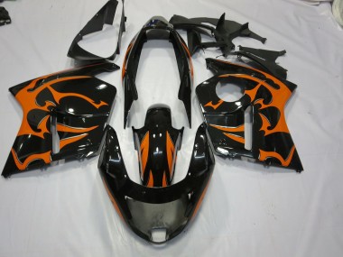 Schwarz & Orange 1996-2007 Honda CBR1100XX Motorrad Verkleidung