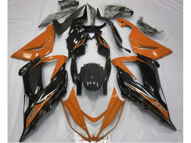 Schwarz & Orange 2013-2018 Kawasaki ZX6R Motorrad Verkleidung Schwarz & Orange 2013-2018 Kawasaki ZX6R Motorrad Verkleidung