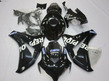Schwarz Repsol 2008-2011 Honda CBR1000RR Motorrad Verkleidung