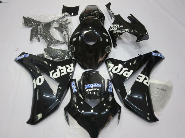 Schwarz Repsol 2008-2011 Honda CBR1000RR Motorrad Verkleidung Schwarz Repsol 2008-2011 Honda CBR1000RR Motorrad Verkleidung