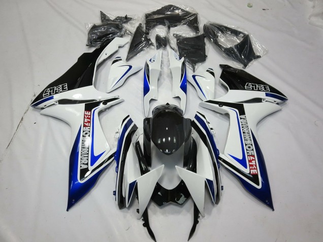 Schwarz Rockstar 2011-2024 Suzuki GSXR 600-750 Motorrad Verkleidung Schwarz Rockstar 2011-2024 Suzuki GSXR 600-750 Motorrad Verkleidung