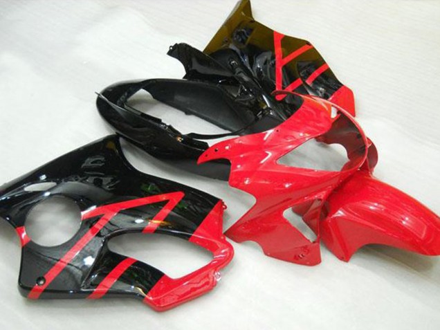 Schwarz Rot & Weiß 1999-2000 Honda CBR600 F4 Motorrad Verkleidung Schwarz Rot & Weiß 1999-2000 Honda CBR600 F4 Motorrad Verkleidung