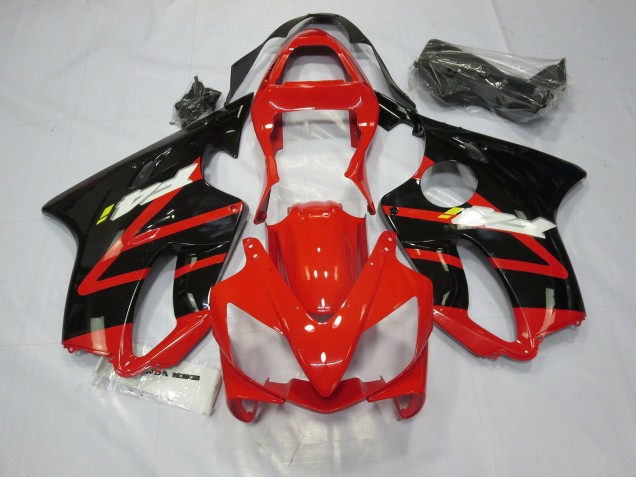 Schwarz Rot Weiß 2001-2003 Honda CBR600 F4i Motorrad Verkleidung Schwarz Rot Weiß 2001-2003 Honda CBR600 F4i Motorrad Verkleidung