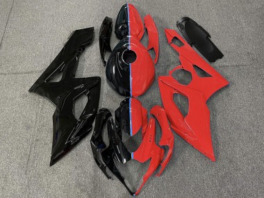 Schwarz & Rot 2005-2006 Suzuki GSXR 1000 Motorrad Verkleidung