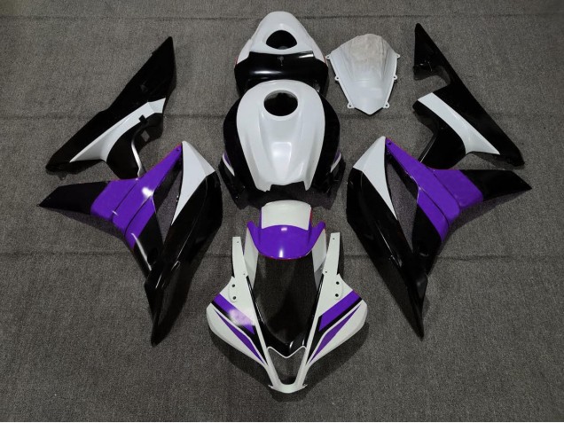 Schwarz Weiß & Rot 2007-2008 Honda CBR600RR Motorrad Verkleidung Schwarz Weiß & Rot 2007-2008 Honda CBR600RR Motorrad Verkleidung