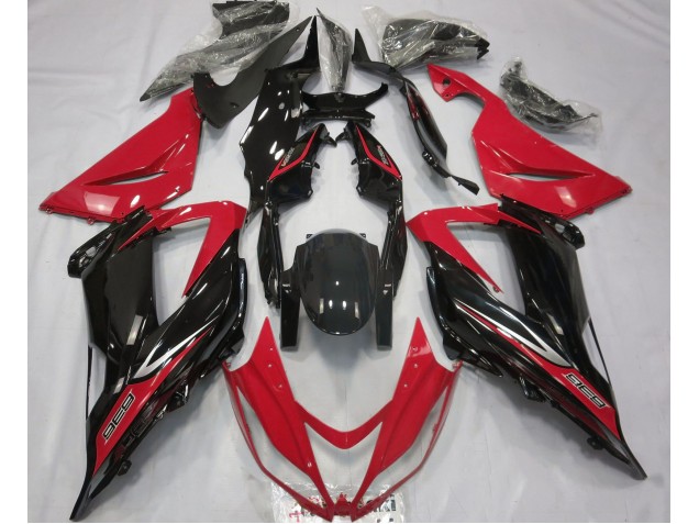 Schwarz & Rot 2013-2018 Kawasaki ZX6R Motorrad Verkleidung Schwarz & Rot 2013-2018 Kawasaki ZX6R Motorrad Verkleidung