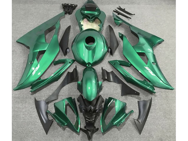 Seeschaumgrün 2008-2016 Yamaha R6 Motorrad Verkleidung Seeschaumgrün 2008-2016 Yamaha R6 Motorrad Verkleidung