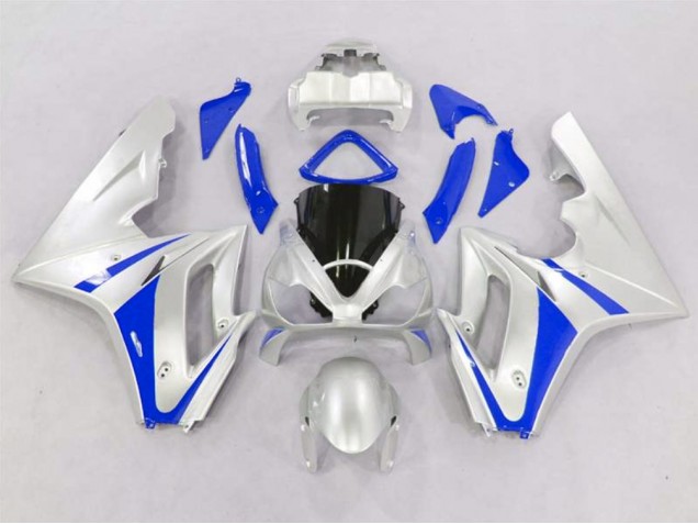 Silber & Blau 2006-2008 Triumph Daytona 675 Motorrad Verkleidung Silber & Blau 2006-2008 Triumph Daytona 675 Motorrad Verkleidung