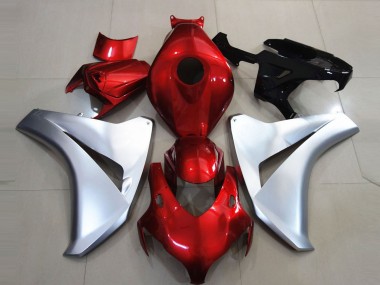 Silber & Candy Apple 2008-2011 Honda CBR1000RR Motorrad Verkleidung