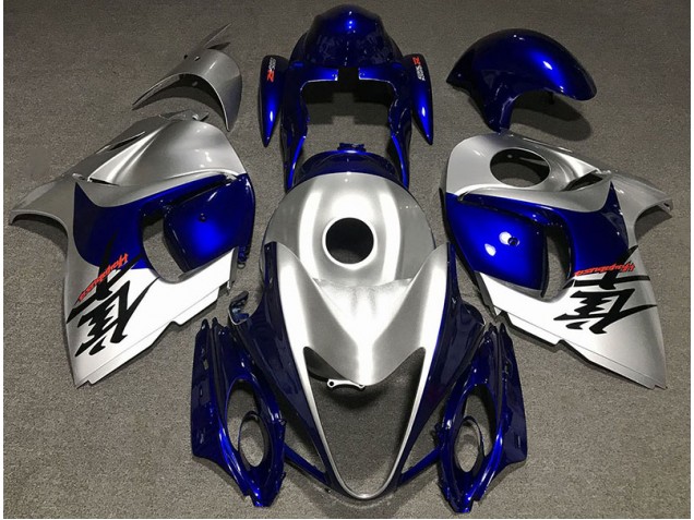 Silber Glänzend & Blau 2008-2020 Suzuki GSXR 1300 Motorrad Verkleidung Silber Glänzend & Blau 2008-2020 Suzuki GSXR 1300 Motorrad Verkleidung