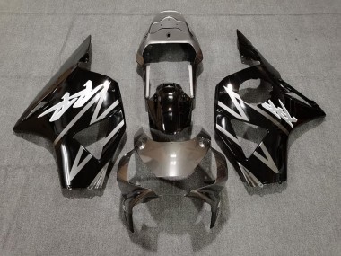 Silber Glänzend & Schwarz 2002-2003 Honda CBR954RR Motorrad Verkleidung
