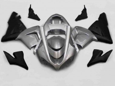 Silber Schwarz 2004-2005 Kawasaki ZX10R Motorrad Verkleidung