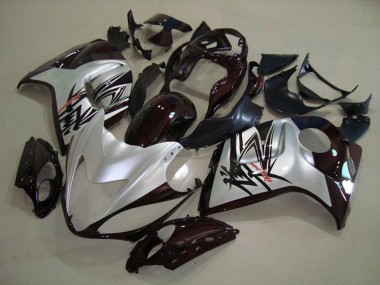 Silber Schwarz 2008-2020 Suzuki GSXR 1300 Motorrad Verkleidung