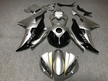 Silber & Schwarz Custom 2008-2016 Yamaha R6 Motorrad Verkleidung