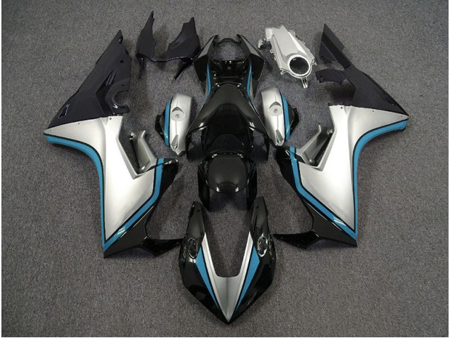 Silber & Schwarz & Hellblau 2017-2023 Honda CBR1000RR Motorrad Verkleidung Silber & Schwarz & Hellblau 2017-2023 Honda CBR1000RR Motorrad Verkleidung