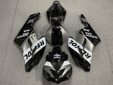 Silber Schwarz Repsol 2004-2005 Honda CBR1000RR Motorrad Verkleidung