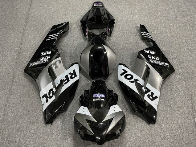 Silber Schwarz Repsol 2004-2005 Honda CBR1000RR Motorrad Verkleidung Silber Schwarz Repsol 2004-2005 Honda CBR1000RR Motorrad Verkleidung