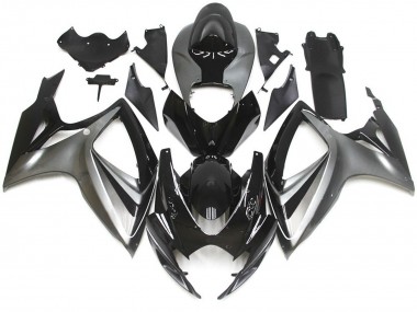Silber & Schwarz Spezial OEM Stil 2006-2007 Suzuki GSXR 600-750 Motorrad Verkleidung