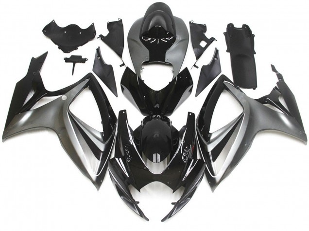 Silber & Schwarz Spezial OEM Stil 2006-2007 Suzuki GSXR 600-750 Motorrad Verkleidung Silber & Schwarz Spezial OEM Stil 2006-2007 Suzuki GSXR 600-750 Motorrad Verkleidung