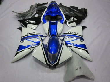 Silber-Weiß Yamalube 2012-2014 Yamaha R1 Motorrad Verkleidung