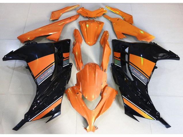 Sonnenaufgangsorange & Schwarz 2013-2018 Kawasaki Ninja 300 Motorrad Verkleidung Sonnenaufgangsorange & Schwarz 2013-2018 Kawasaki Ninja 300 Motorrad Verkleidung