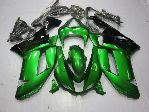 Spezial Grün 2007-2008 Kawasaki ZX6R Motorrad Verkleidung Spezial Grün 2007-2008 Kawasaki ZX6R Motorrad Verkleidung