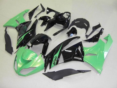 Spezial Grün 2009-2012 Kawasaki ZX6R Motorrad Verkleidung