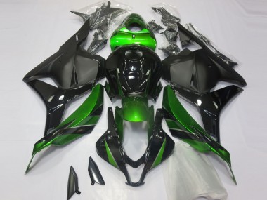 Spezial Grün Mattiertes Schwarz 2009-2012 Honda CBR600RR Motorrad Verkleidung