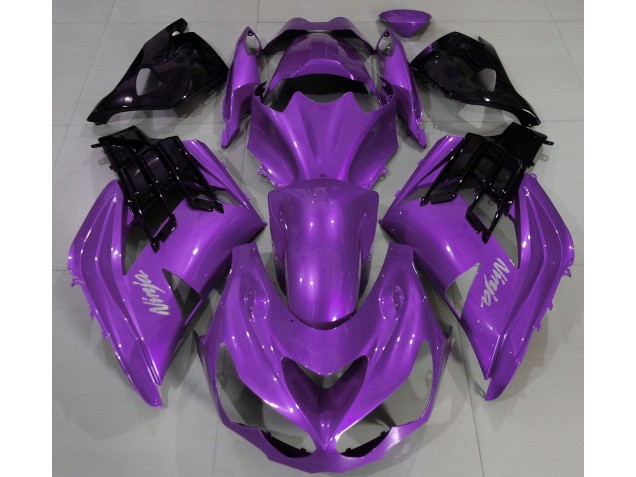 Stimmungsviolett 2012-2021 Kawasaki ZX14R Motorrad Verkleidung Stimmungsviolett 2012-2021 Kawasaki ZX14R Motorrad Verkleidung
