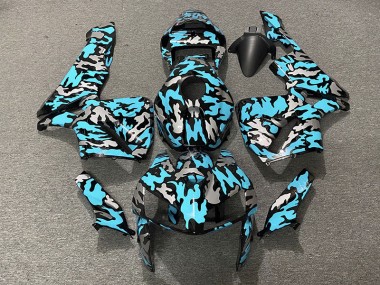 Tarnung & Hellcyan 2005-2006 Honda CBR600RR Motorrad Verkleidung