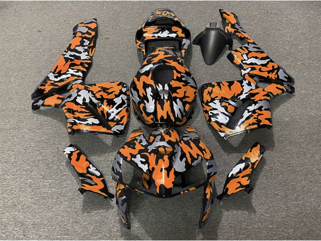 Tarnung & Orange 2005-2006 Honda CBR600RR Motorrad Verkleidung Tarnung & Orange 2005-2006 Honda CBR600RR Motorrad Verkleidung