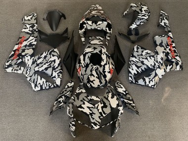 Tarnung & Rot Aufkleber 2005-2006 Honda CBR600RR Motorrad Verkleidung