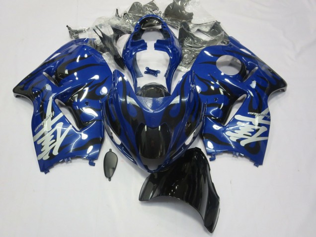 Tiefes Blau 1997-2007 Suzuki GSXR 1300 Motorrad Verkleidung Tiefes Blau 1997-2007 Suzuki GSXR 1300 Motorrad Verkleidung
