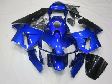 Tiefes Blau 2003-2004 Honda CBR600RR Motorrad Verkleidung