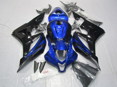 Tiefes Blau Glänzend 2007-2008 Honda CBR600RR Motorrad Verkleidung