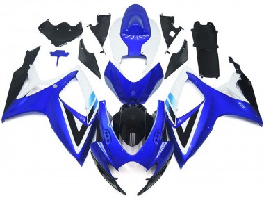 Tiefes Blau & Hellblau OEM Stil 2006-2007 Suzuki GSXR 600-750 Motorrad Verkleidung
