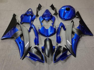 Tiefes Blau & Matt Schwarz 2008-2016 Yamaha R6 Motorrad Verkleidung