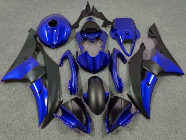 Tiefes Blau & Matt Schwarz 2008-2016 Yamaha R6 Motorrad Verkleidung