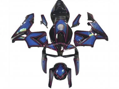 Tiefes Blau & Rosa Umriss 2005-2006 Honda CBR600RR Motorrad Verkleidung