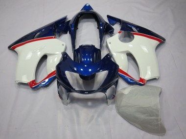 Tiefes Blau Weiß & Rot 1999-2000 Honda CBR600 F4 Motorrad Verkleidung