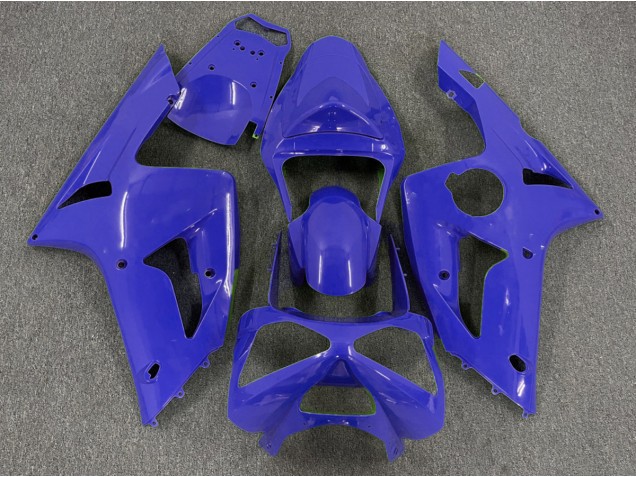 Tiefes Blau Schlicht 2003-2004 Kawasaki ZX6R Motorrad Verkleidung Tiefes Blau Schlicht 2003-2004 Kawasaki ZX6R Motorrad Verkleidung