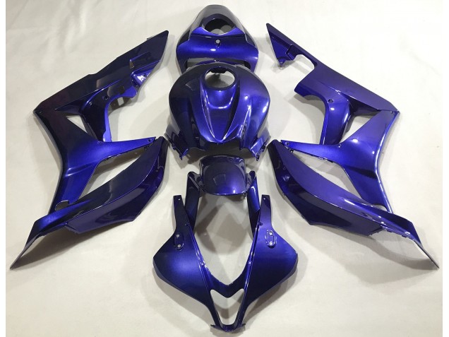 Tiefes Blau Schlicht 2007-2008 Honda CBR600RR Motorrad Verkleidung Tiefes Blau Schlicht 2007-2008 Honda CBR600RR Motorrad Verkleidung