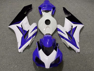 Tiefes Blau Weiß & Schwarz Glänzend 2004-2005 Honda CBR1000RR Motorrad Verkleidung