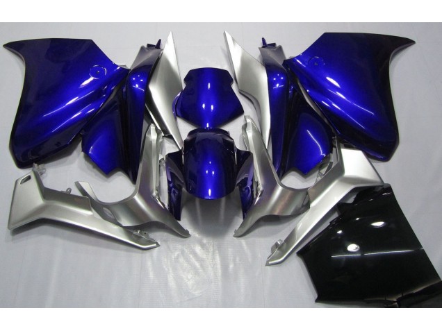Tiefes Blau & Silber 2010-2013 Honda VFR1200 Motorrad Verkleidung Tiefes Blau & Silber 2010-2013 Honda VFR1200 Motorrad Verkleidung