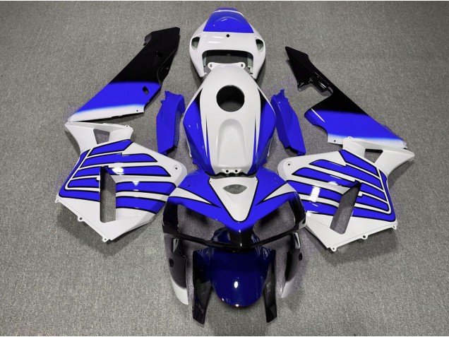 Tiefes Blau & Weiße Flügel 2005-2006 Honda CBR600RR Motorrad Verkleidung Tiefes Blau & Weiße Flügel 2005-2006 Honda CBR600RR Motorrad Verkleidung