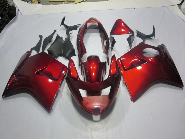 Tiefrot 1996-2007 Honda CBR1100XX Motorrad Verkleidung Tiefrot 1996-2007 Honda CBR1100XX Motorrad Verkleidung
