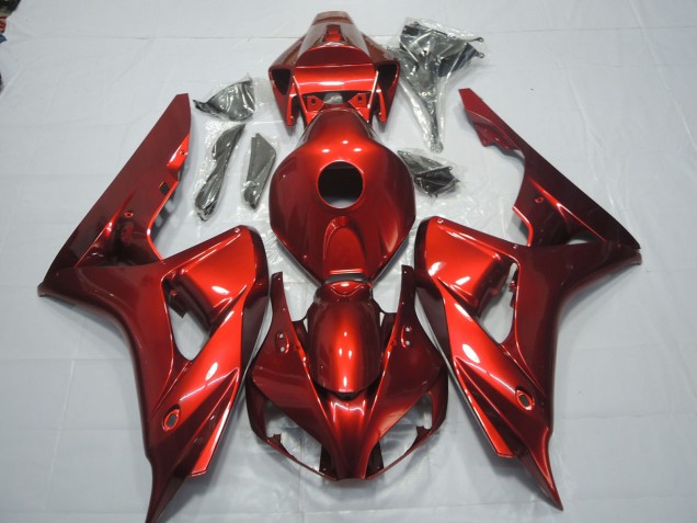 Tiefrot 2006-2007 Honda CBR1000RR Motorrad Verkleidung Tiefrot 2006-2007 Honda CBR1000RR Motorrad Verkleidung