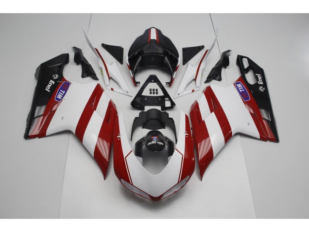Tiefrot 2007-2014 Ducati 848 1098 1198 Motorrad Verkleidung Tiefrot 2007-2014 Ducati 848 1098 1198 Motorrad Verkleidung