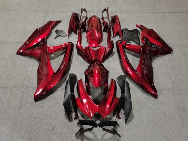 Tiefrot 2008-2010 Suzuki GSXR 600-750 Motorrad Verkleidung